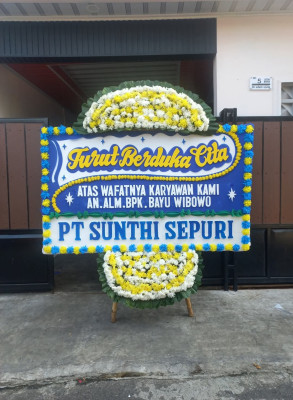 Papan Bunga Duka di Nambo